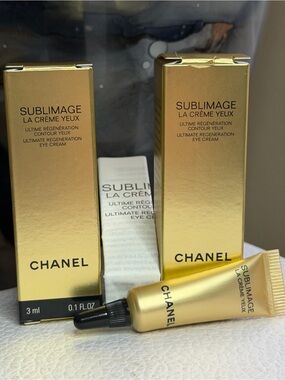 Chanel Sublimage La Crème Yeux Eye Cream - 2x3ml each